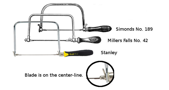 Timber Frame Tools » Coping Saw – Blade Direction – You lead, blade follows